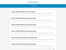 Tablet Screenshot of driverssupports.com